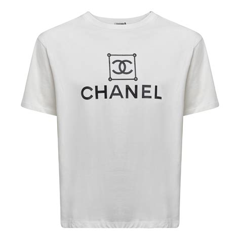 chanel top blue|Chanel tee shirt blouses.